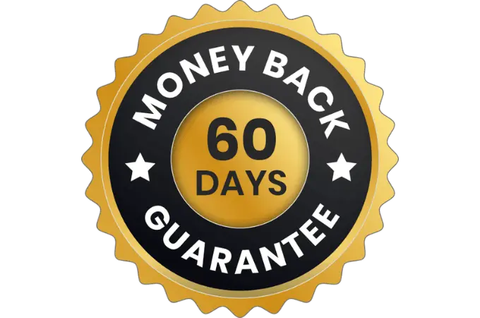 60 days money back Guarantee with Vertigenics